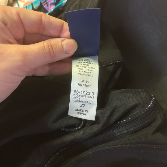 Swimsuits For All Sarong Front Swimsuit, size 22. - Picture 9 of 9